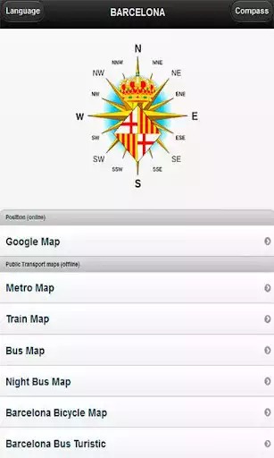 Play Barcelona Map Metro Bus