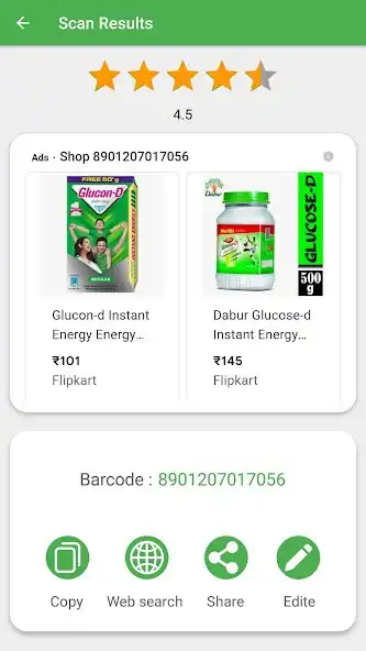 Play Barcode Scanner Lite as an online game Barcode Scanner Lite with UptoPlay