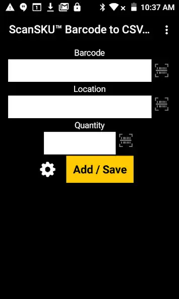 Play Barcode to CSV Spreadsheet as an online game Barcode to CSV Spreadsheet with UptoPlay