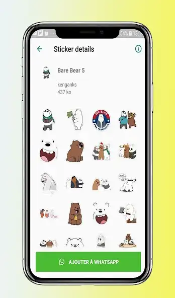 Play Bare Bears Stickers Imut WASti as an online game Bare Bears Stickers Imut WASti with UptoPlay