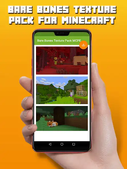 Play Bare Bones Texture Pack MCPE as an online game Bare Bones Texture Pack MCPE with UptoPlay