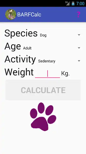 Play BARF Calc  and enjoy BARF Calc with UptoPlay