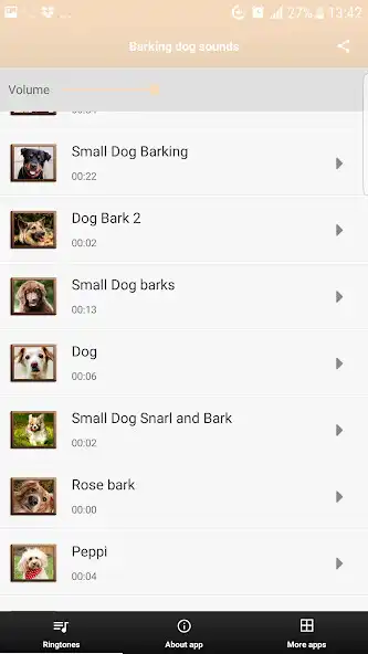 Play Barking Dog Sounds Ringtones  and enjoy Barking Dog Sounds Ringtones with UptoPlay