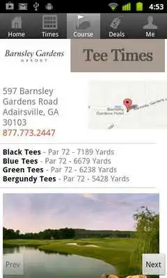 Play Barnsley Gardens Tee Times