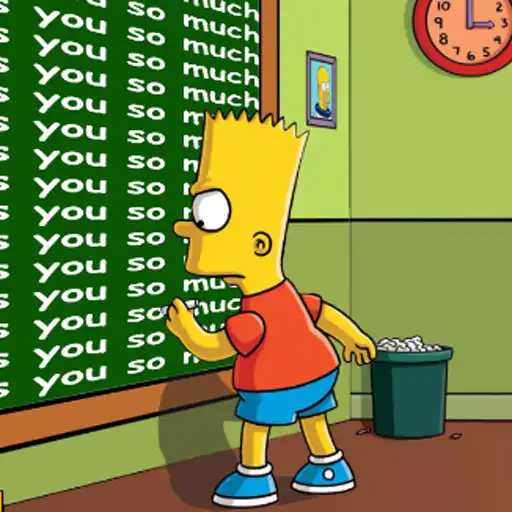 Play Bart writes on the blackboard APK