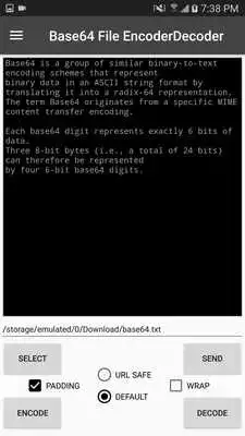 Play Base64 File EncoderDecoder