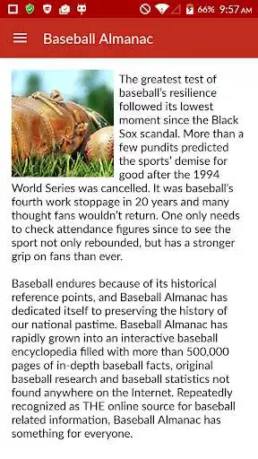Play Baseball Almanac as an online game Baseball Almanac with UptoPlay