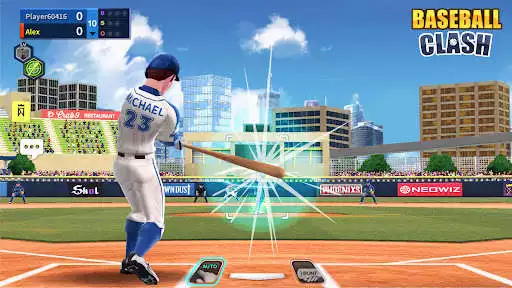 Play Baseball Clash: Real-time game  and enjoy Baseball Clash: Real-time game with UptoPlay