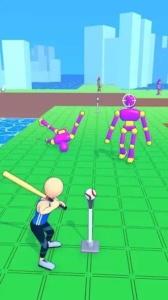 Play Baseball Hero 3D as an online game Baseball Hero 3D with UptoPlay
