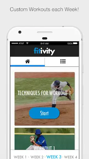 Play APK Baseball Pitching Training  and enjoy Baseball Pitching Training with UptoPlay com.fitivity.baseball_pitching_drills
