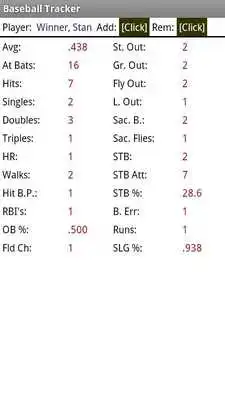 Play Baseball Tracker