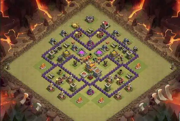 Play Base Maps COC Th.7 2017