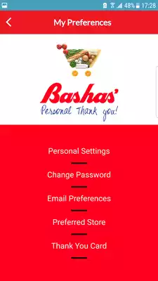 Play Bashas Personal Thank You