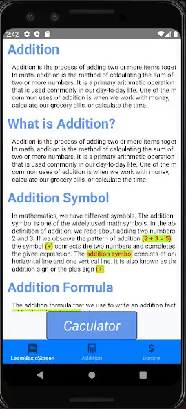 Play Basic Addition as an online game Basic Addition with UptoPlay
