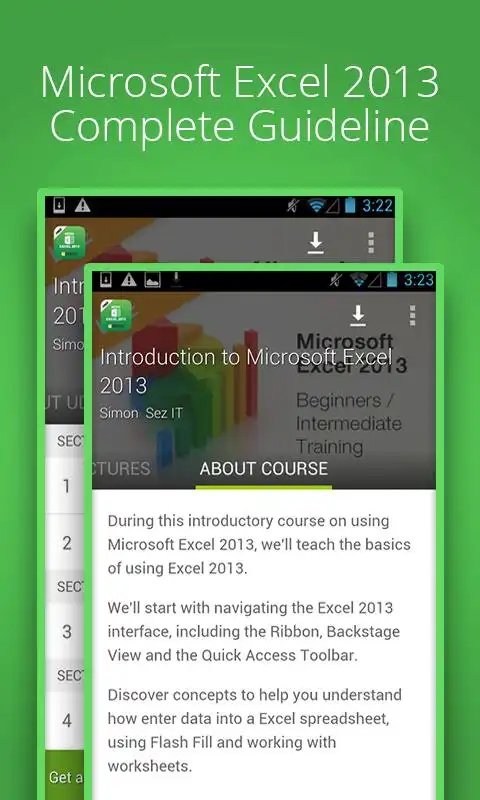 Play Basic Excel 2013 :Udemy Course