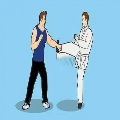 Play basic foundation of martial arts