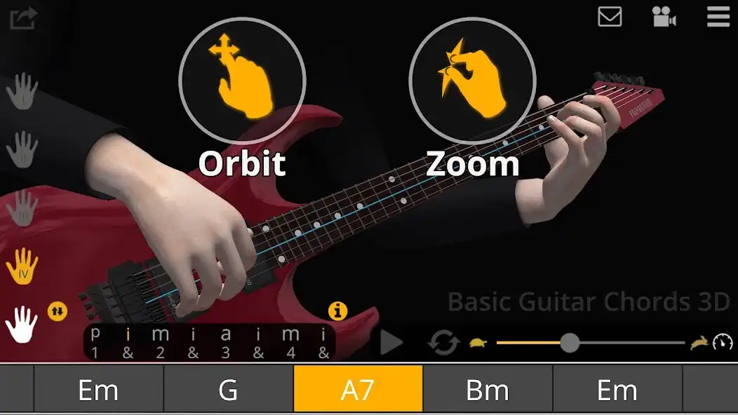 Play Basic Guitar Chords 3D  and enjoy Basic Guitar Chords 3D with UptoPlay