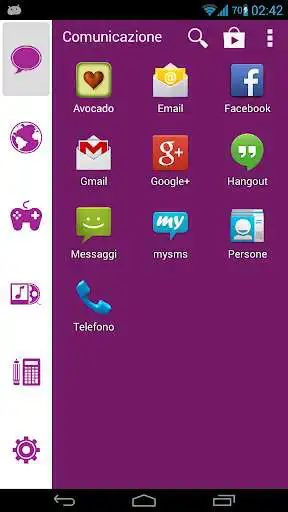 Play Basic Violet Theme for Smart Launcher as an online game Basic Violet Theme for Smart Launcher with UptoPlay