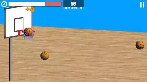 Play Basket Ball 3D as an online game Basket Ball 3D with UptoPlay