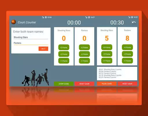 Play Basketball Court Counter  and enjoy Basketball Court Counter with UptoPlay