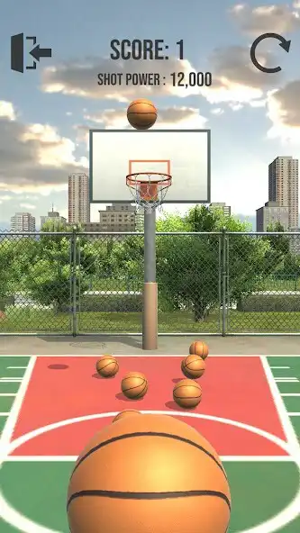 Play Basketball Court Dunk Shoot  and enjoy Basketball Court Dunk Shoot with UptoPlay