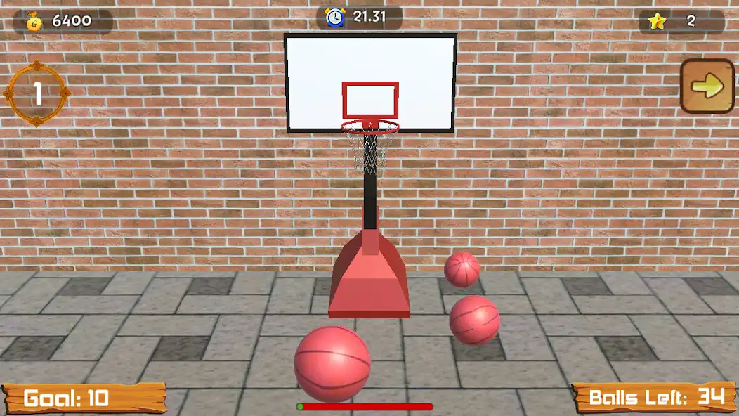 Play Basketball Free Throw as an online game Basketball Free Throw with UptoPlay