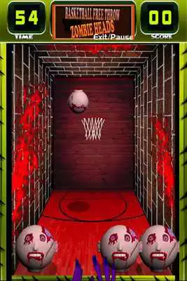 Play Basketball Free Throw: Zombie
