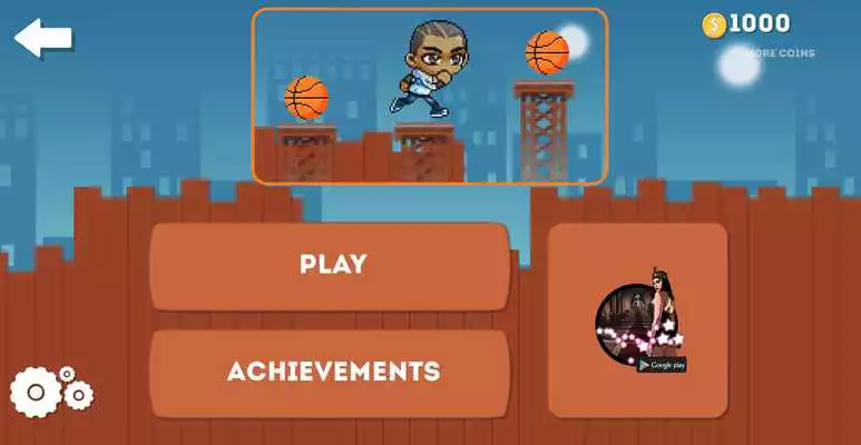 Play Basketball Running Dude