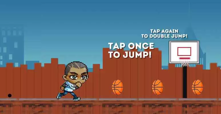 Play Basketball Running Dude