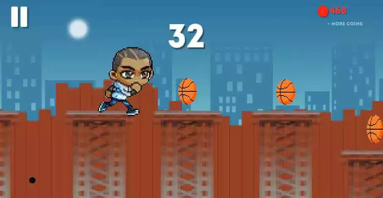 Play Basketball Running Dude