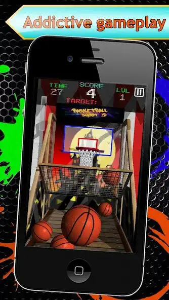 Play Basketball Shoot - 3D as an online game Basketball Shoot - 3D with UptoPlay