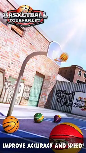 Play Basketball Tournament as an online game Basketball Tournament with UptoPlay