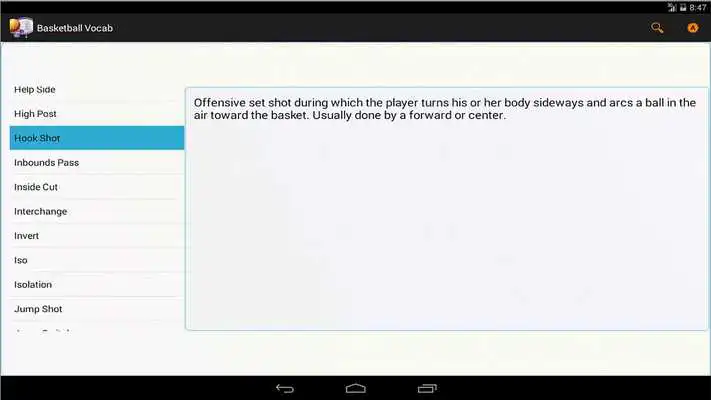 Play Basketball Vocab