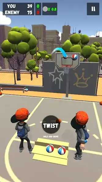Play Basketball Weekend Street game as an online game Basketball Weekend Street game with UptoPlay