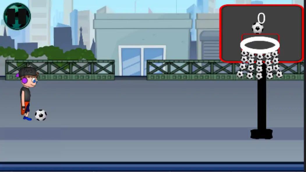 Play Basketgol as an online game Basketgol with UptoPlay