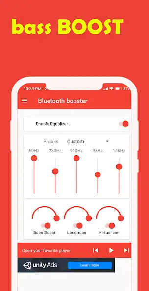 Play Bass Booster Bluetooth as an online game Bass Booster Bluetooth with UptoPlay