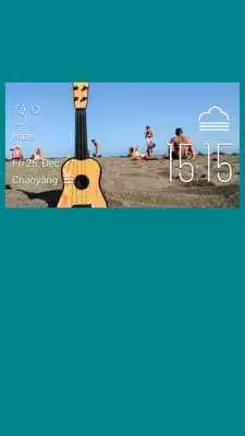 Play Bass weather widget/clock