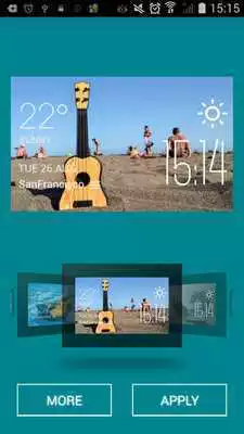 Play Bass weather widget/clock