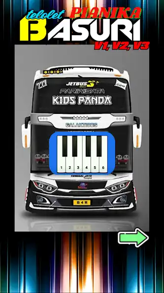 Play Basuri Bus Simulator Pianika as an online game Basuri Bus Simulator Pianika with UptoPlay