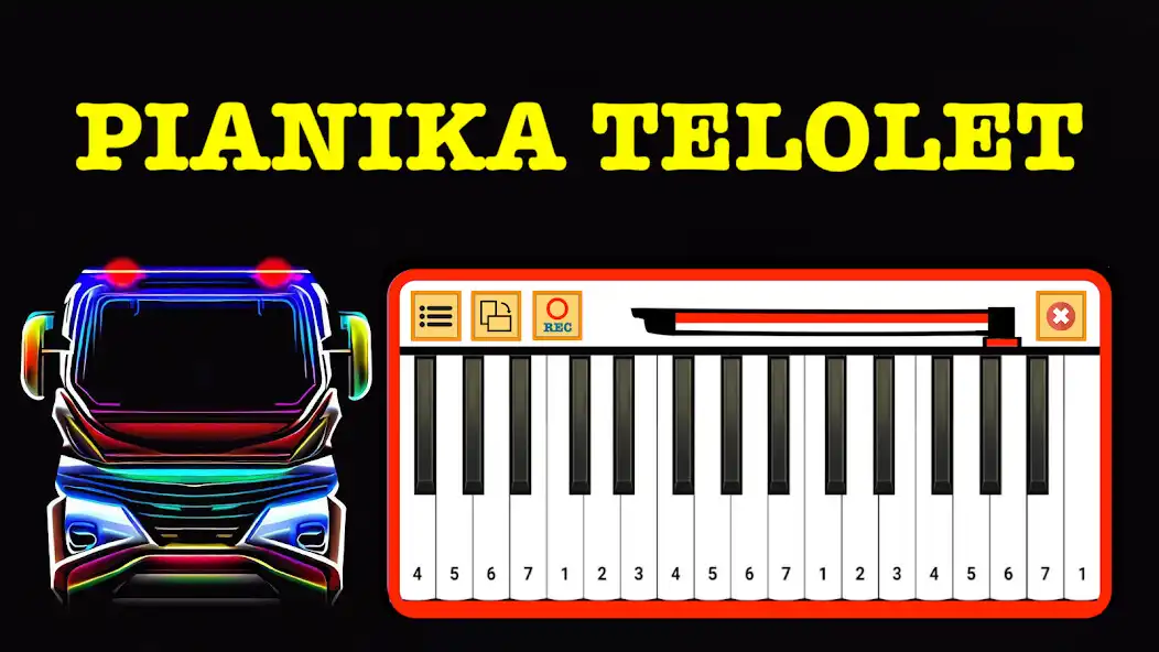 Play Basuri Telolet Pianika Lite as an online game Basuri Telolet Pianika Lite with UptoPlay