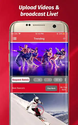 Play APK Batelz: Social Video Challenge  and enjoy Batelz: Social Video Challenge with UptoPlay com.batelz.batelzapp