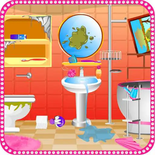 Free play online Bathroom cleaning girls games  APK