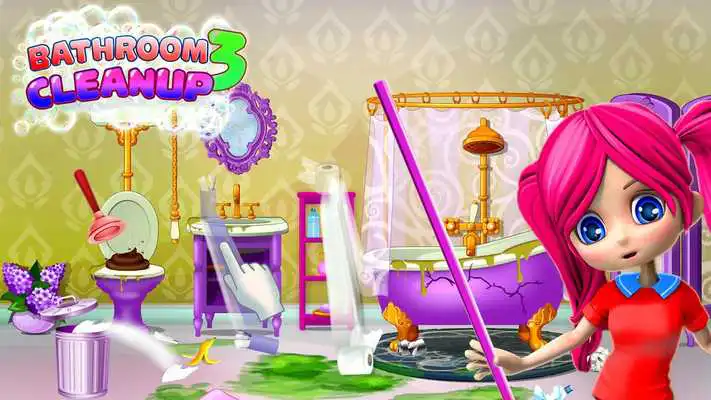 Play Bathroom Clean up 3