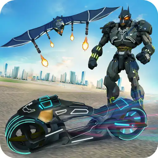 Play Bat Robot Moto Bike Robot Game APK