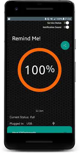 Play Battery Charge Cycles Reminder as an online game Battery Charge Cycles Reminder with UptoPlay