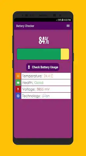 Play APK Battery Checker - Battery Information  and enjoy Battery Checker - Battery Information with UptoPlay com.loll.batterychecker