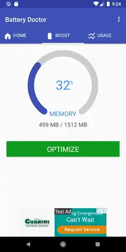 Play Battery Doctor - Battery Saver & Phone Boost as an online game Battery Doctor - Battery Saver & Phone Boost with UptoPlay