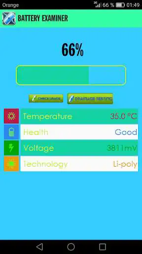 Play APK Battery Examiner  and enjoy Battery Examiner with UptoPlay com.acelectronics.batteryexaminer