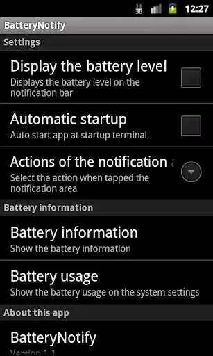 Play APK Battery Notify  and enjoy Battery Notify with UptoPlay com.battery.jeet.batterynotify