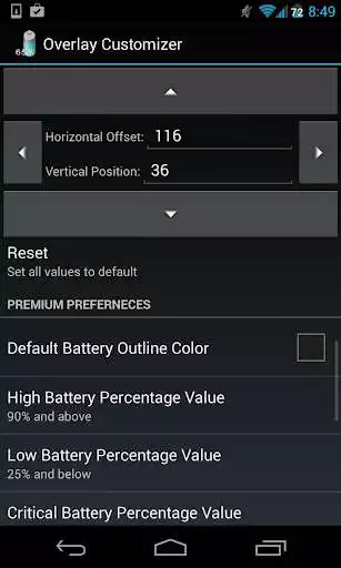 Play Battery Overlay Percent  and enjoy Battery Overlay Percent with UptoPlay